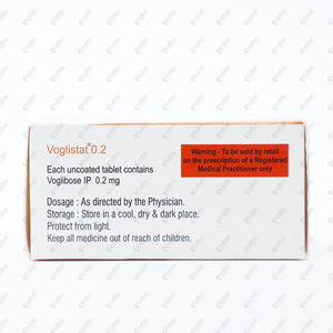 VOGLISTAT 0.2 Tablet 10's