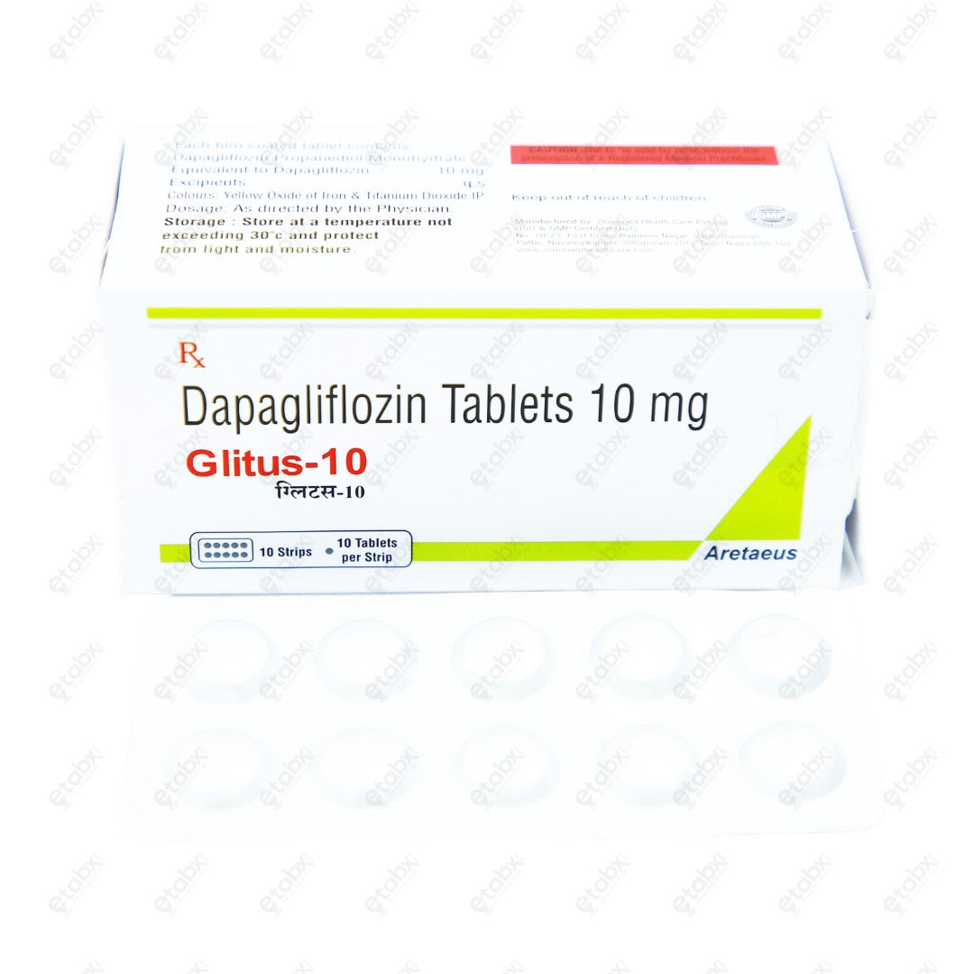 Glitus 10mg Tablet 10's