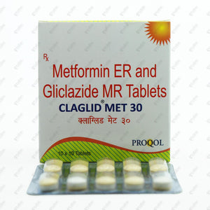 Claglid Met 30mg Tablet 10's
