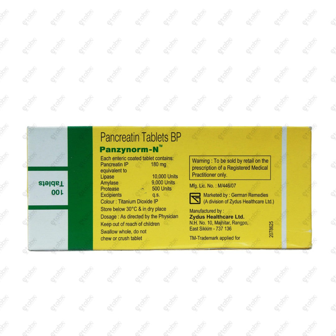 Panzynorm N Tablet 10's