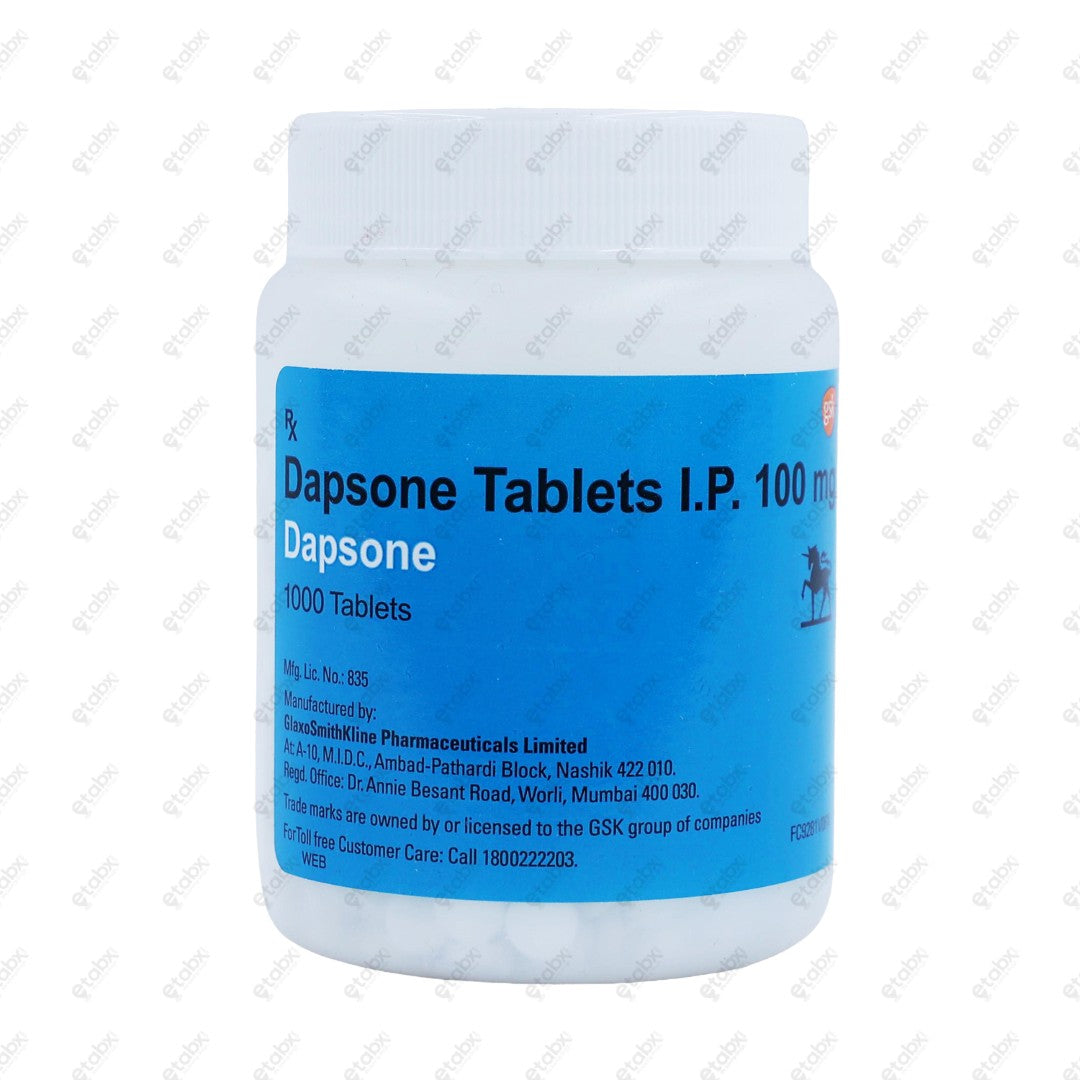 DAPSONE 100MG 1000's Tablets