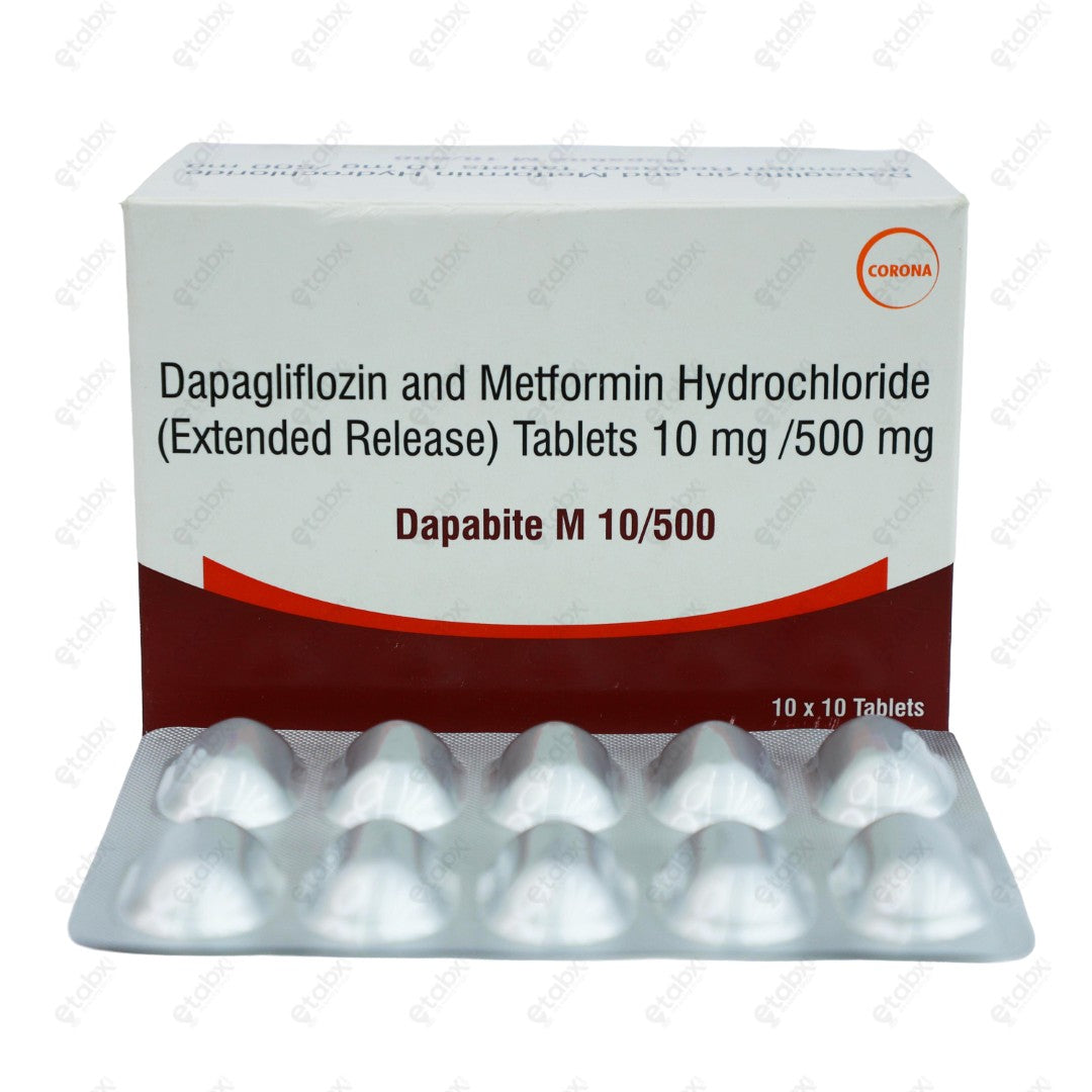 DAPABITE M 10/500mg Tablet 10
