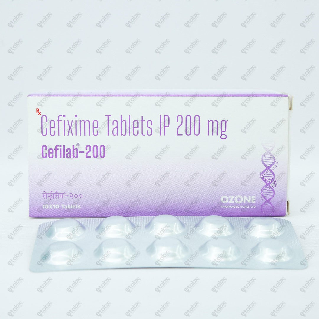 Cefilab 200mg Tablets 10's