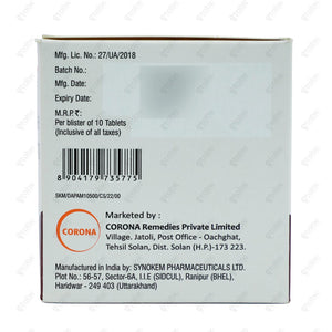 DAPABITE M 10/500mg Tablet 10