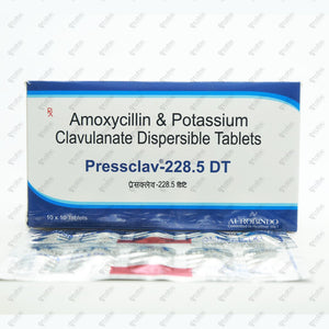 PRESSCLAV 228.5mg DT Tablet 10's