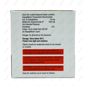 DAPABITE M 10/500mg Tablet 10