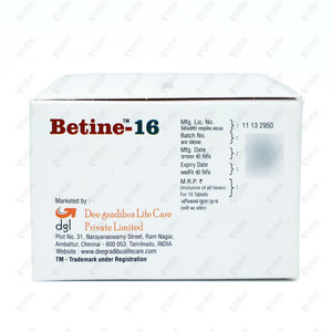 Betine 16mg Tablet 10's