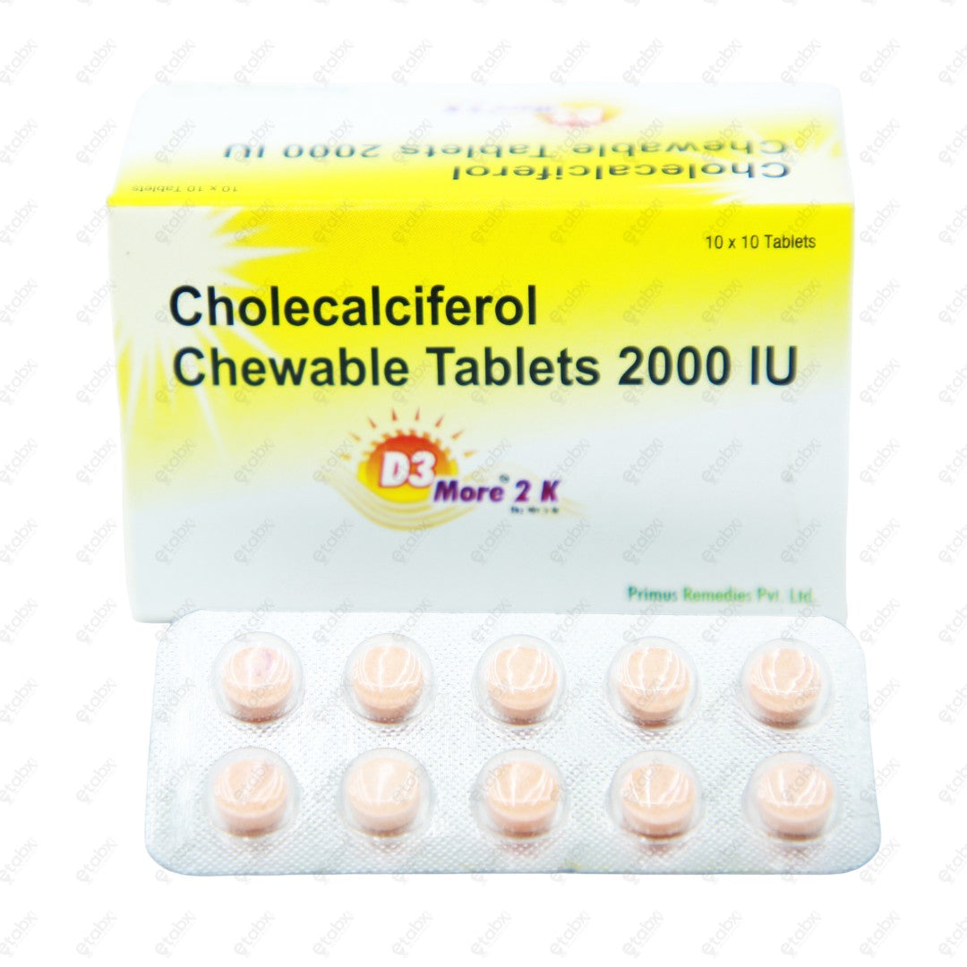 D3 More 2K Tablet 10's