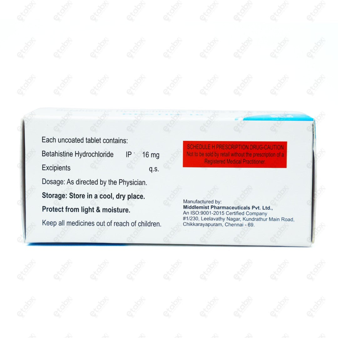 Bestin 16mg Tablet 10's