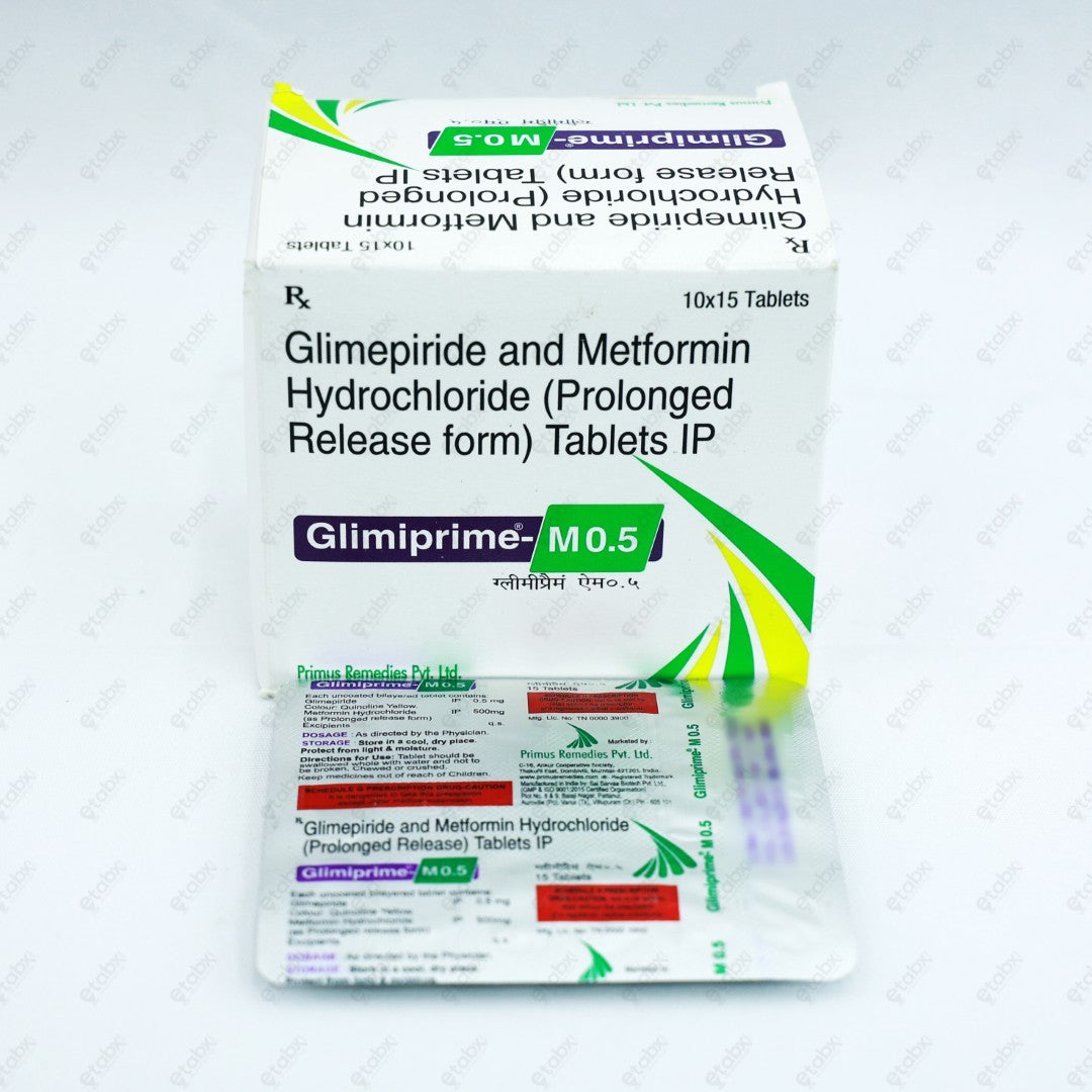 Glimiprime M 0.5 Tablet 15's
