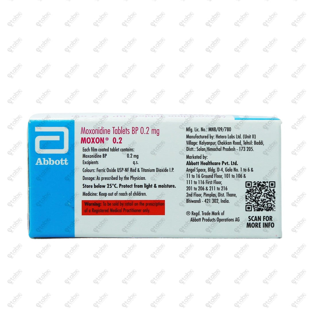 Moxon 0.2mg Tablet 10s