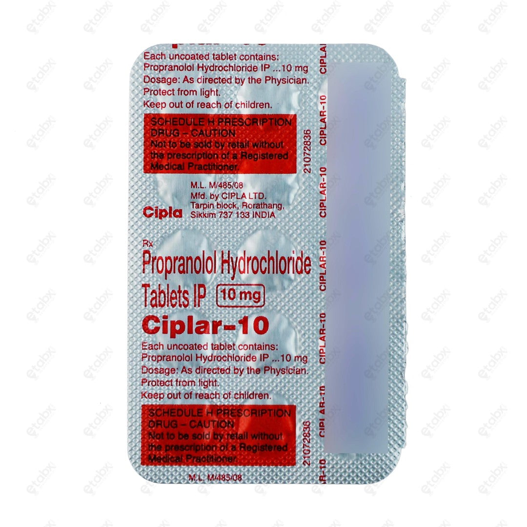 Ciplar 10 Tablet 15's