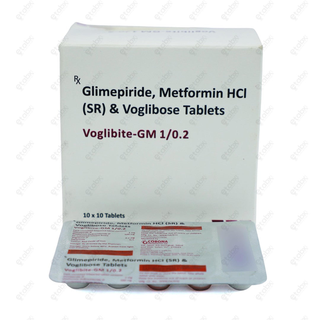 Voglibite GM1/0.2 Tablet 10's