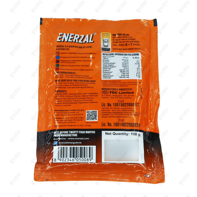Enerzal Orange 50gm