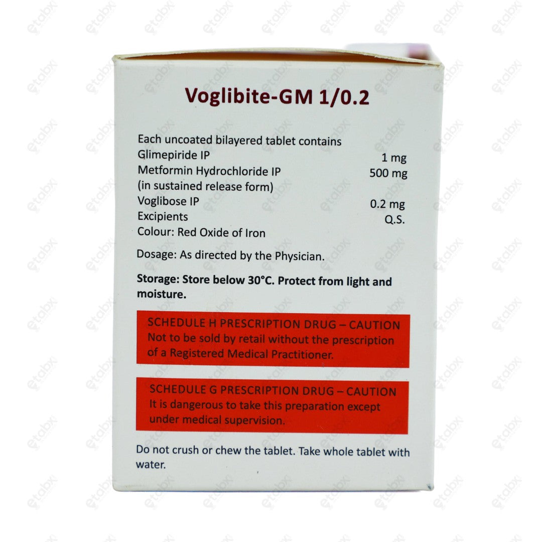 Voglibite GM1/0.2 Tablet 10's