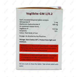 Voglibite GM1/0.2 Tablet 10's