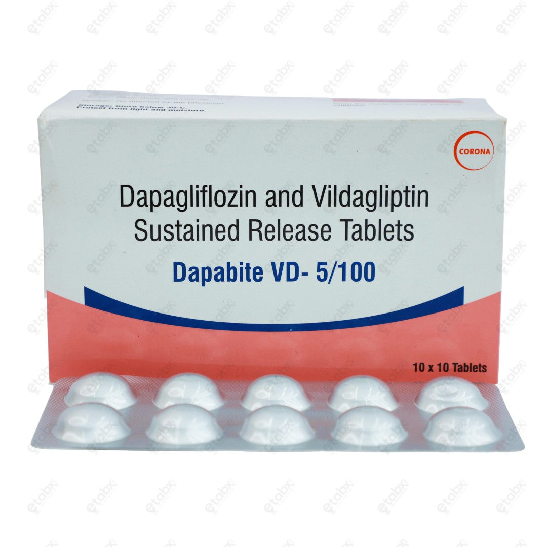 DAPABITE VD 5/100 Tablet 10's