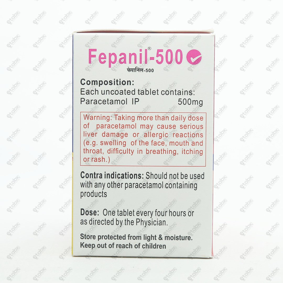 Fepanil 500mg Tablet 15's