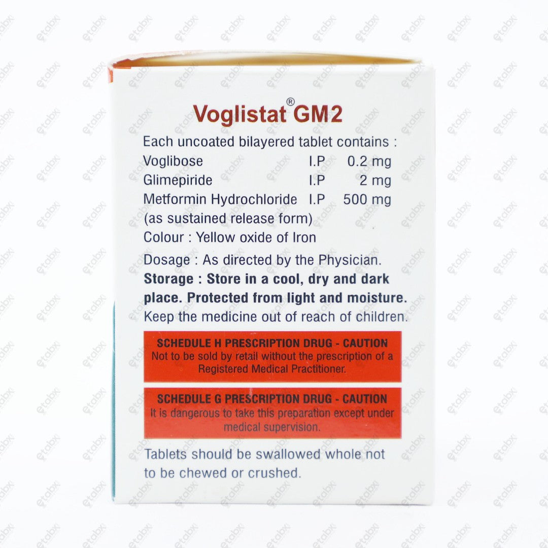 VOGLISTAT GM2 Tablet 10's
