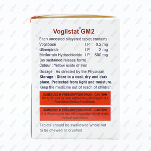 VOGLISTAT GM2 Tablet 10's