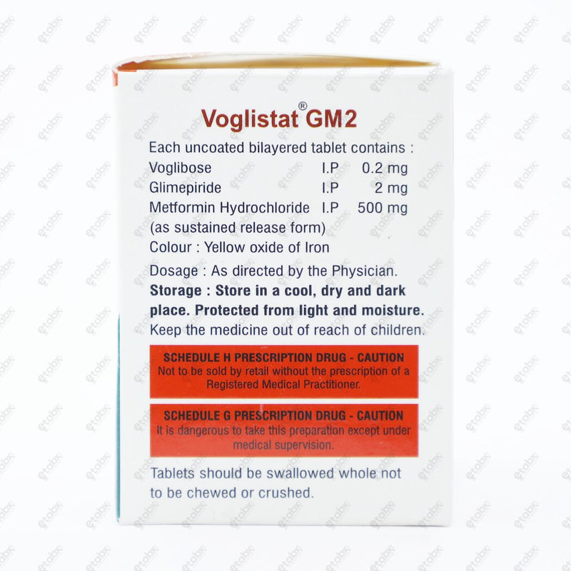 VOGLISTAT GM2 Tablet 10's