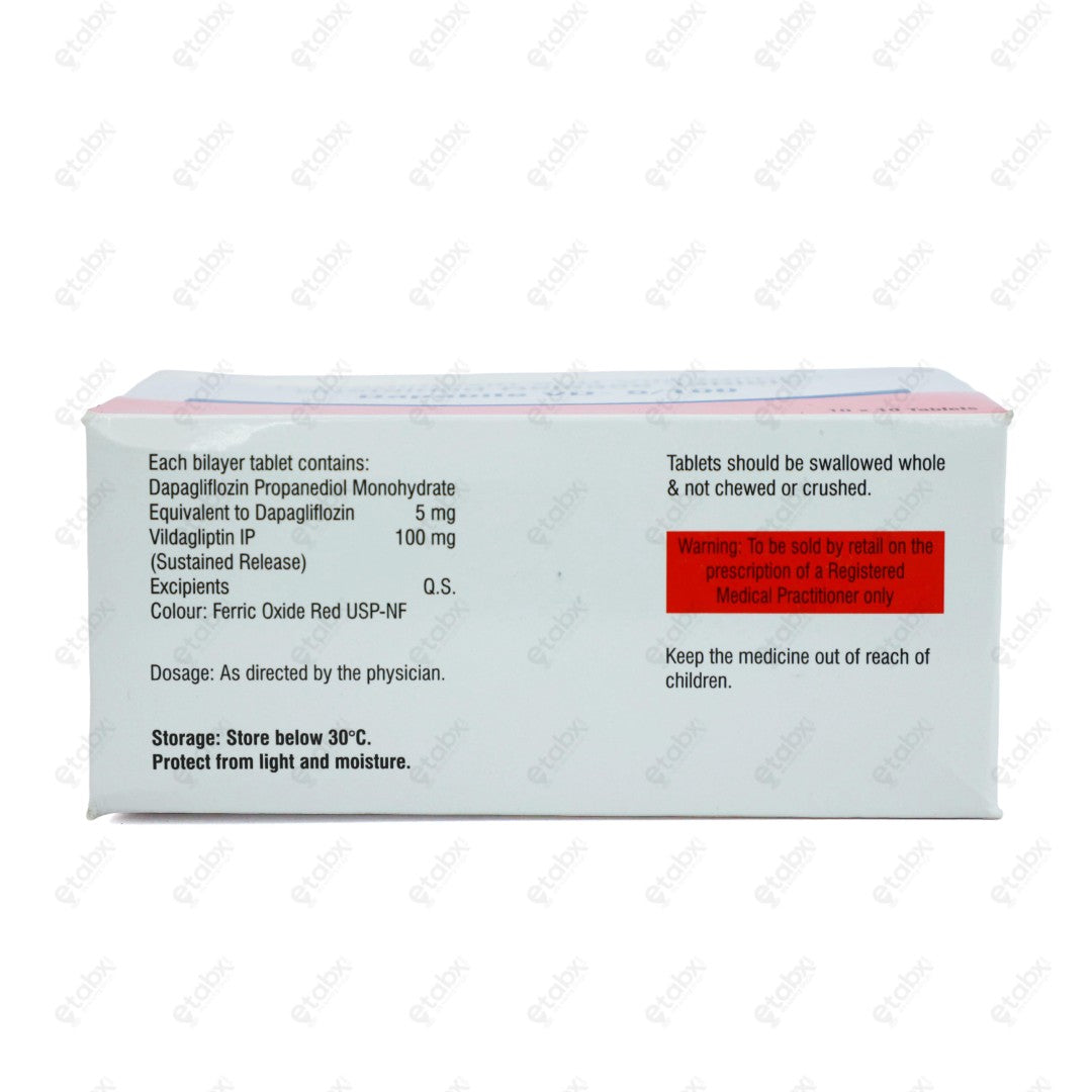 DAPABITE VD 5/100 Tablet 10's