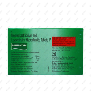 Odimont LC Tablet 15's