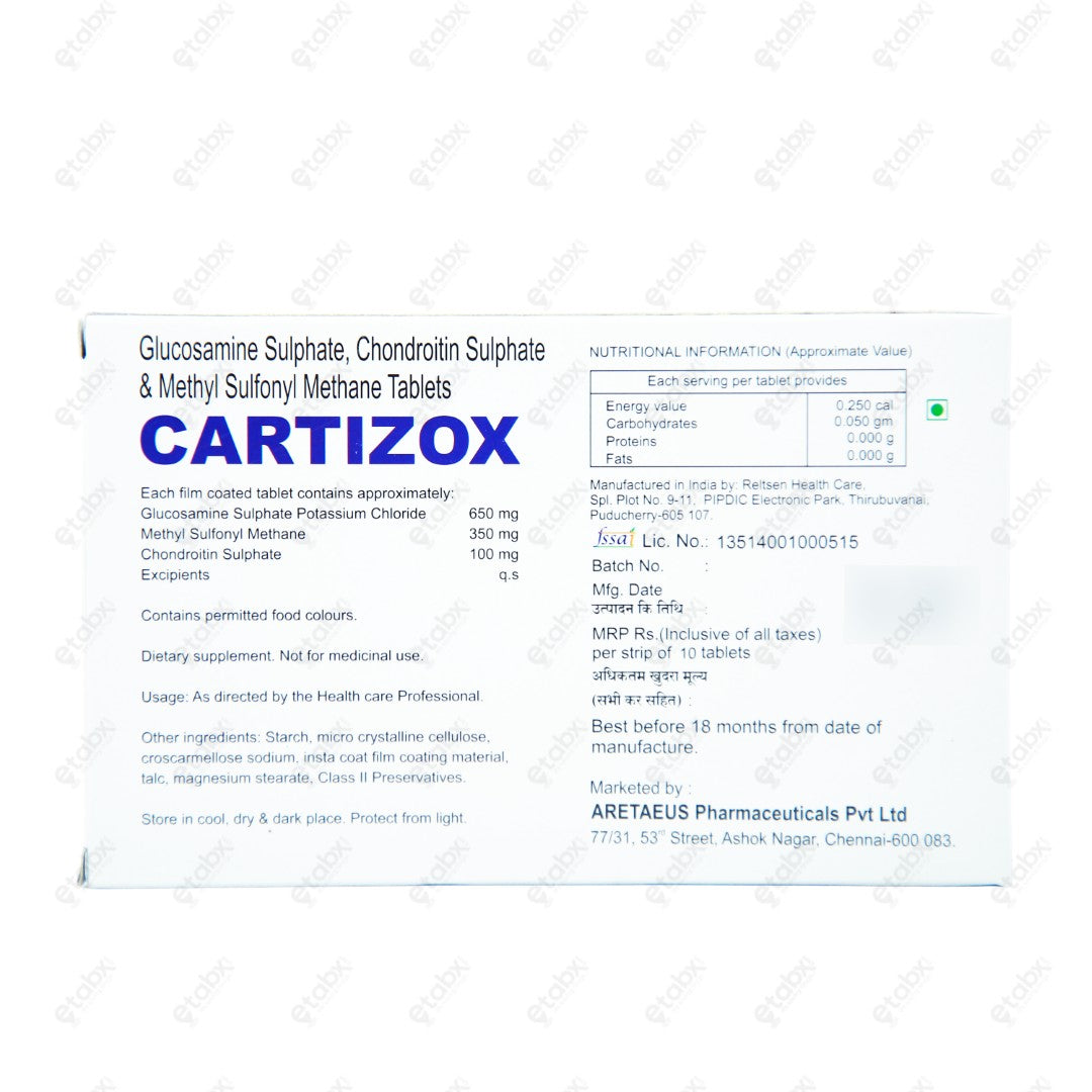 Cartizox Tablet 10's