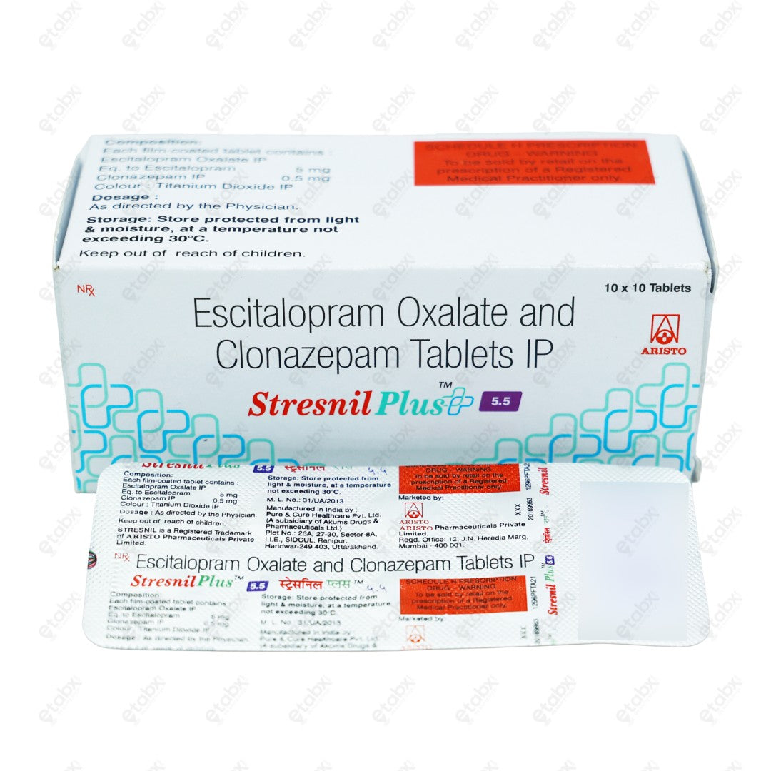 STRESNIL PLUS 5.5 mg Tablet 10's