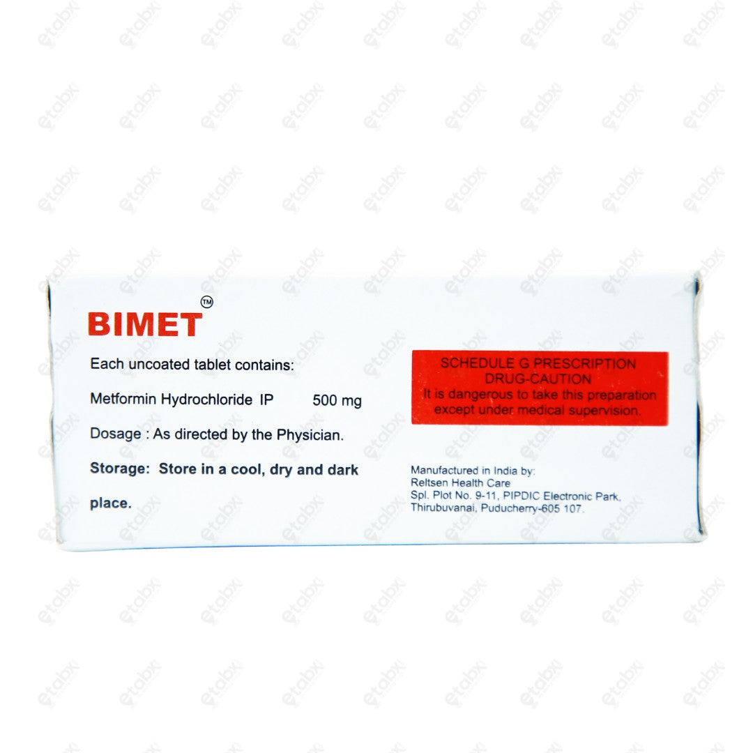 Bimet 500mg Tablet 10's