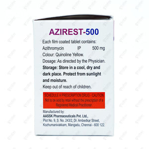 Azirest 500mg Tablet 10's