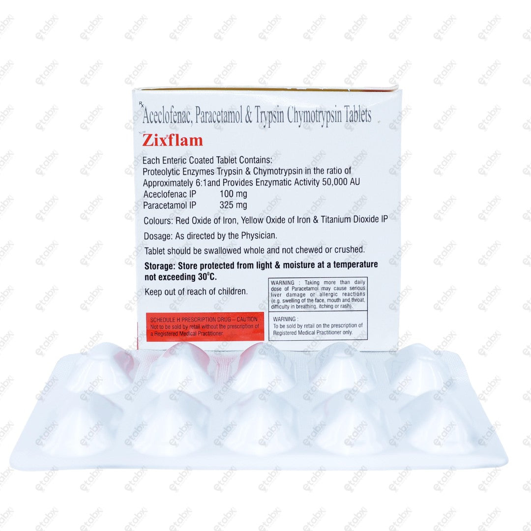 Zixflam Tablets 10'S