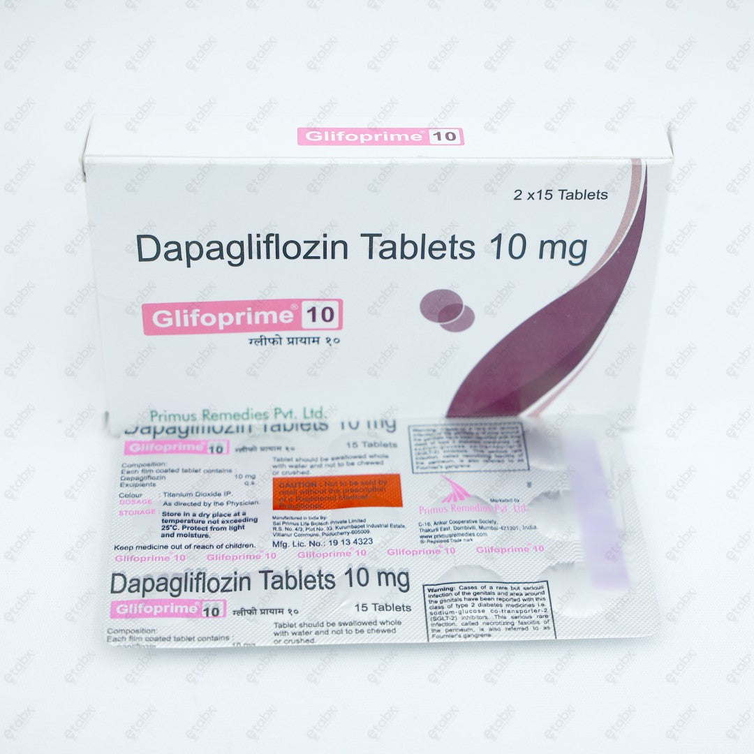 Glifoprime 10mg Tablet 15's