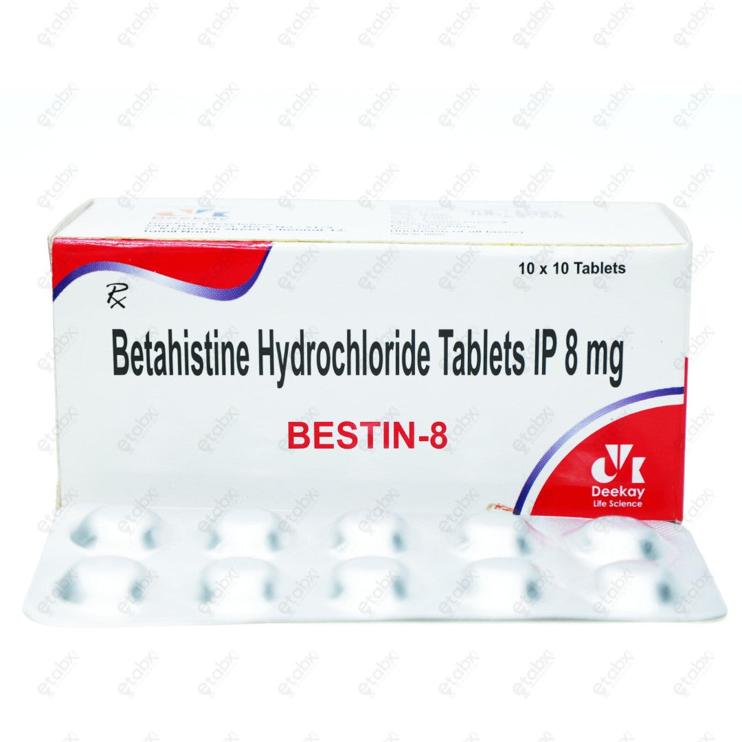 Bestin 8mg Tablet 10's