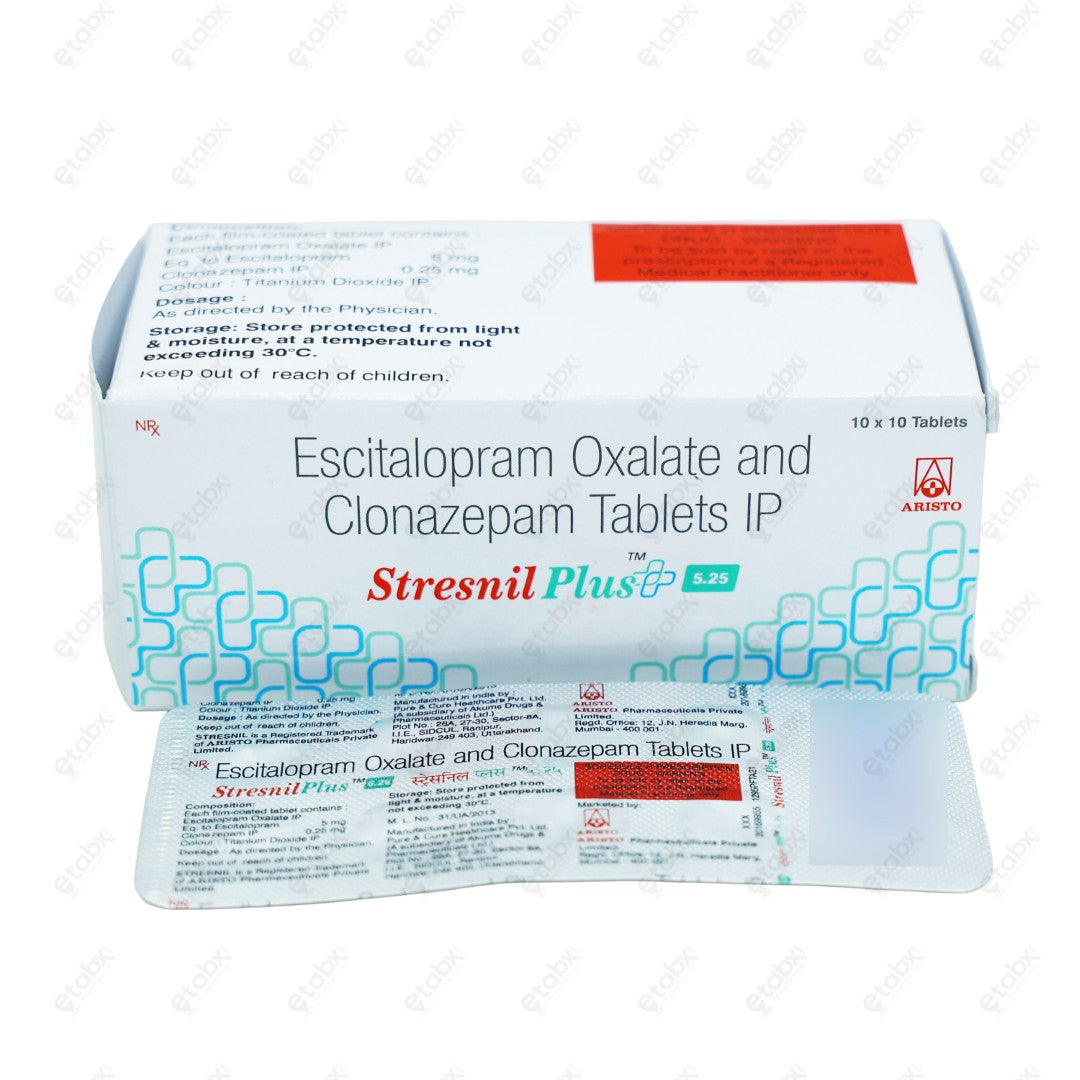 STRESNIL PLUS 5.25mg Tablet 10's