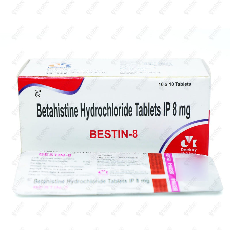 Bestin 8mg Tablet 10's