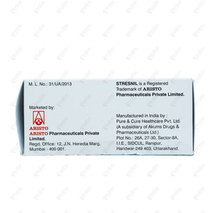 STRESNIL PLUS 5.25mg Tablet 10's