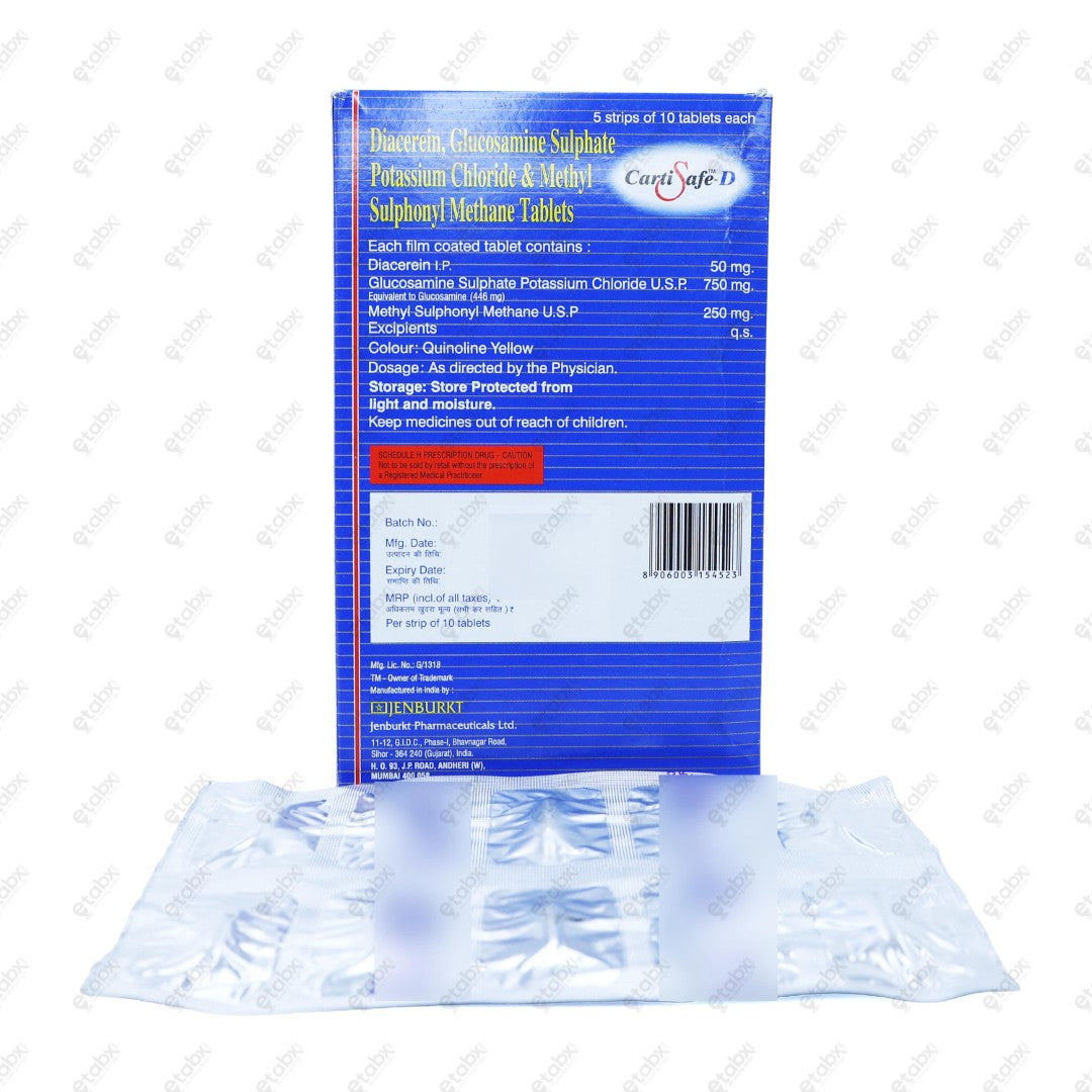 Cartisafe D Tablet 10's