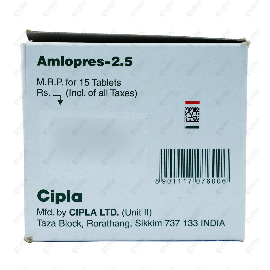 Amlopres 2.5mg Tablet 15's