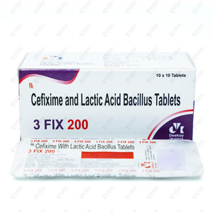 3 FIX 200 Tablet 10'S
