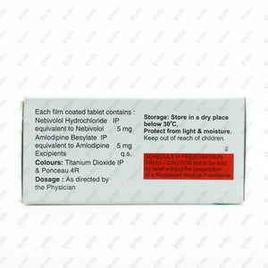 NEBIQOL AM 5mg Tablets (10's)