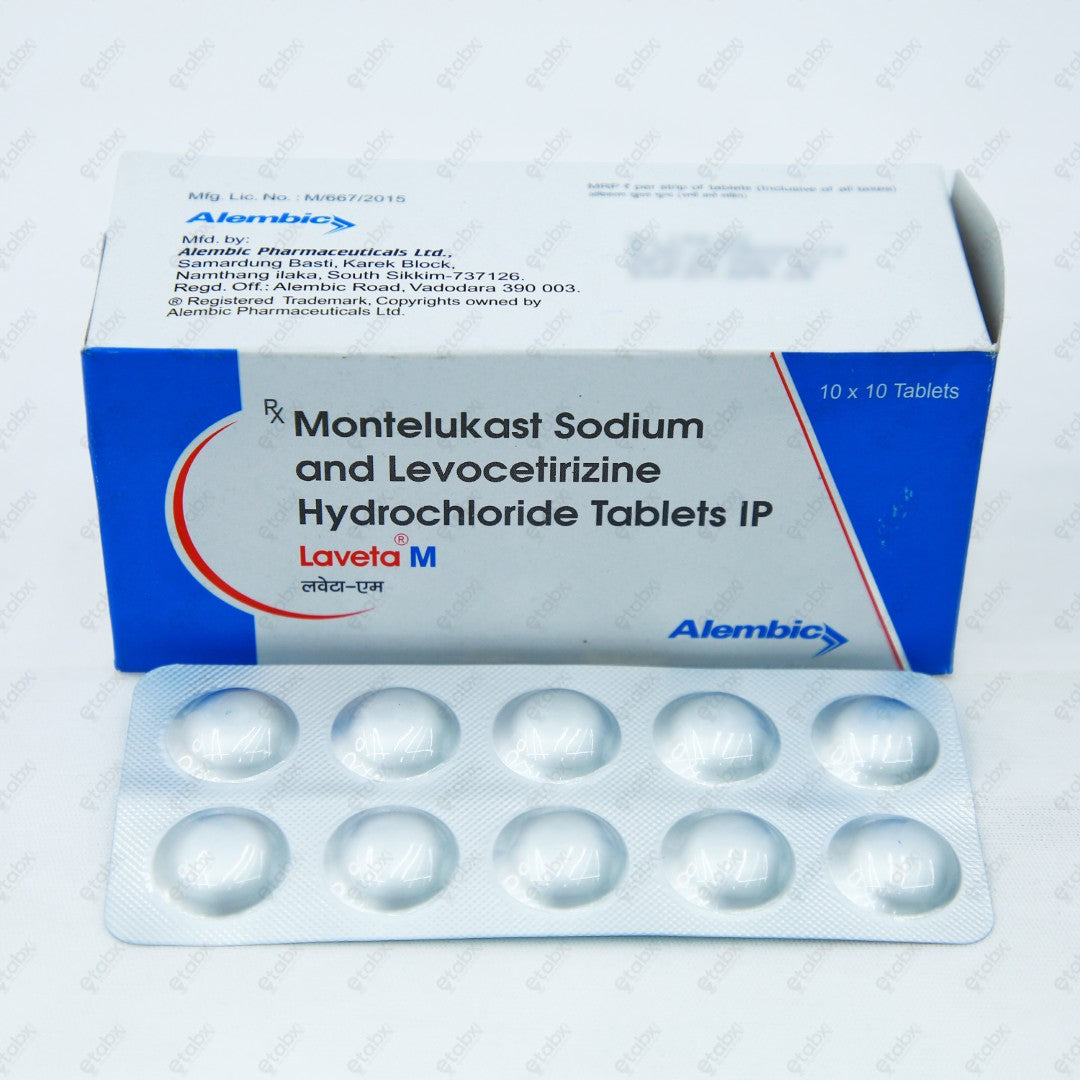 LAVETA M Tablets 10's