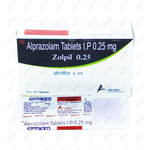 Zolpil 0.25mg Tablet 10's
