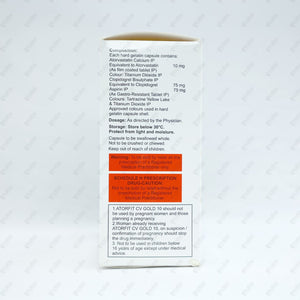 ATORFIT CV Gold Cap 10/75mg 15's