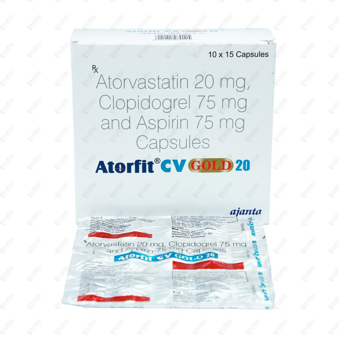 ATORFIT CV Gold Cap 20mg 15's