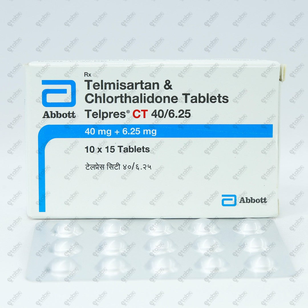 TELPRES CT 40/6.25mg Tablets (15's)