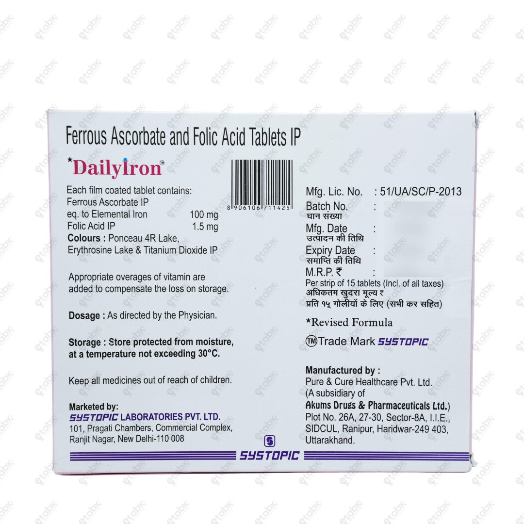DailyIron Tablet 15's