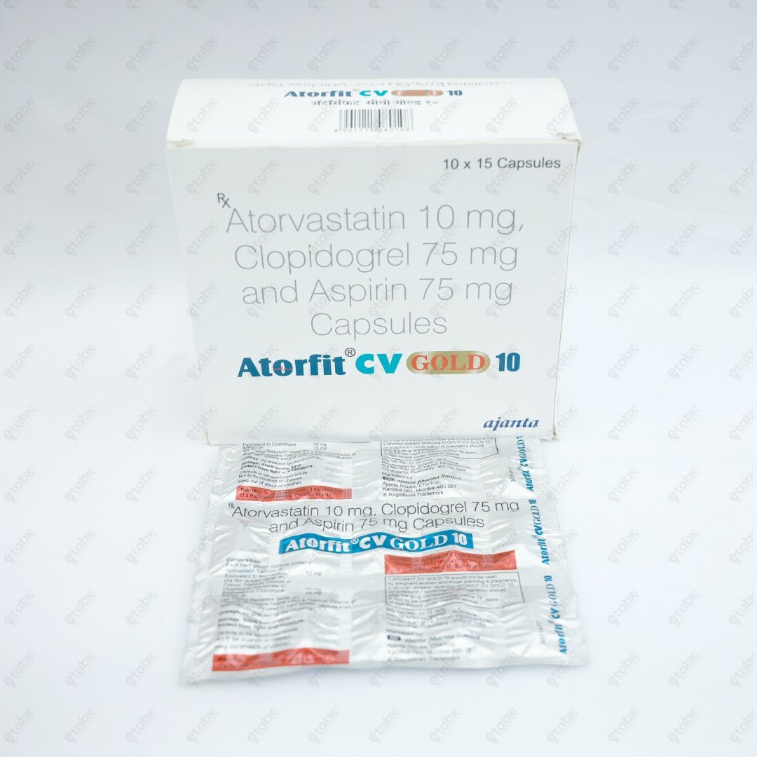 ATORFIT CV Gold Cap 10/75mg 15's