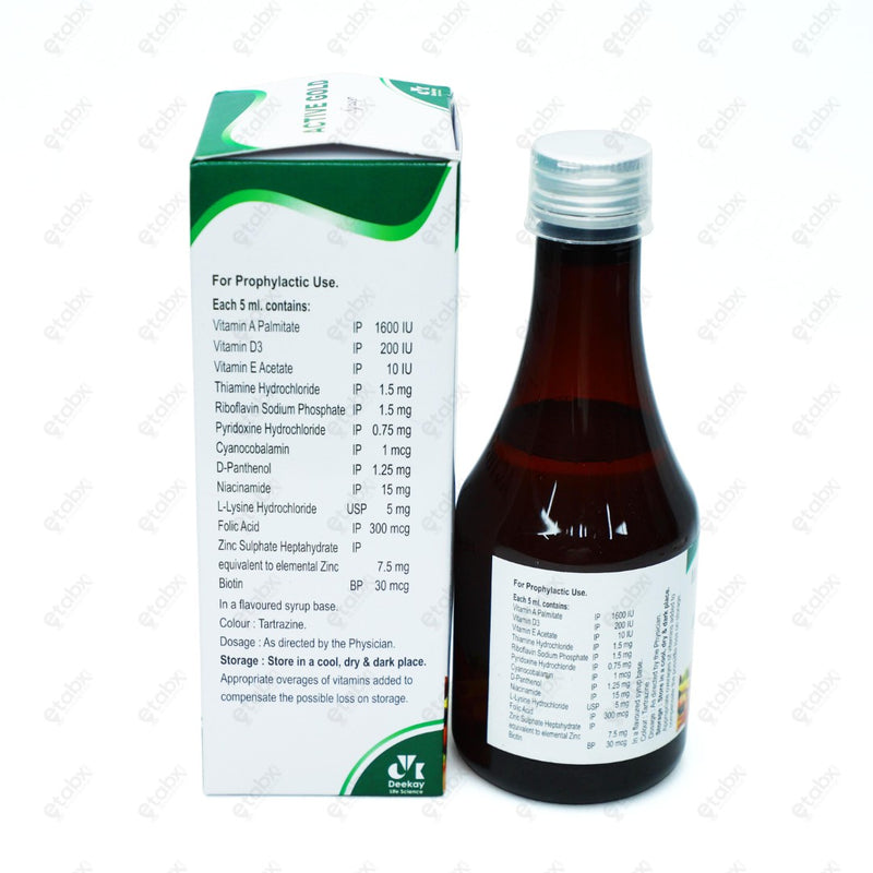 Active Gold Syrup 200ml