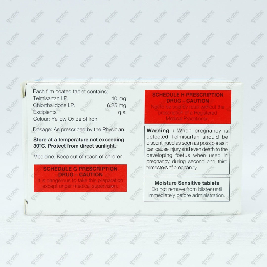 TELPRES CT 40/6.25mg Tablets (15's)